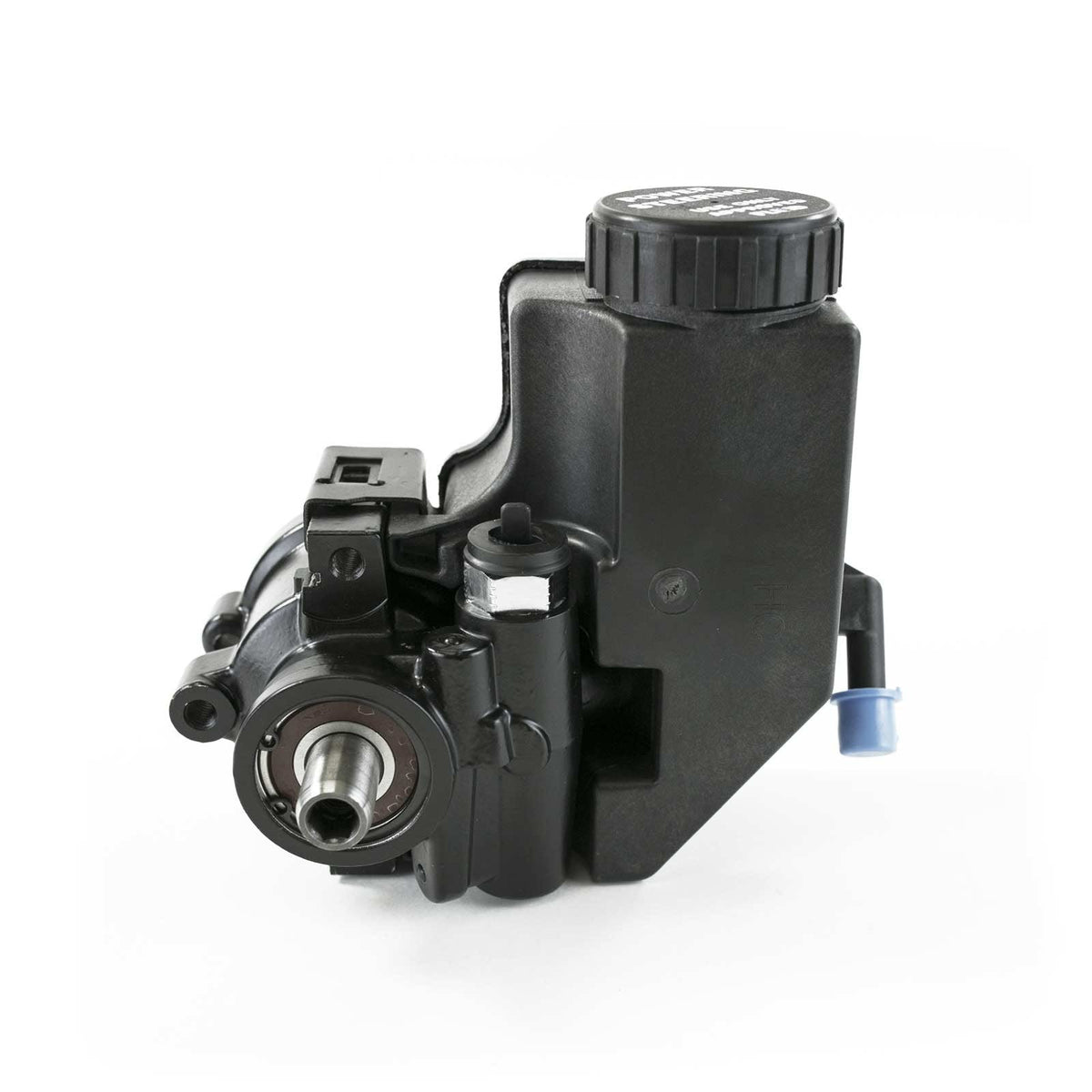 Top Street Performance JM2011C GM Type 2 Power Steering Pump With Reservoir, Black
