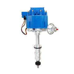 Top Street Performance JM6508-5BL HEI Distributor - Ford 330/361/391, V8 Engine, 65K Volt Coil, Blue