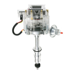 Top Street Performance JM6508-5CL HEI Distributor - Ford 330/361/391, V8 Engine, 65K Volt Coil, Clear