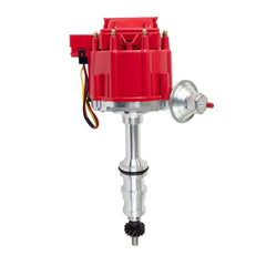 Top Street Performance JM6508-5R HEI Distributor - Ford FE 332-428, V8 Engine, 65K Volt Coil, Black Cap