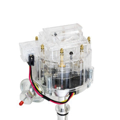 Top Street Performance JM6524CL HEI Distributor - Buick SB 340/350, V8 Engine, 65K Volt Coil, Clear Cap