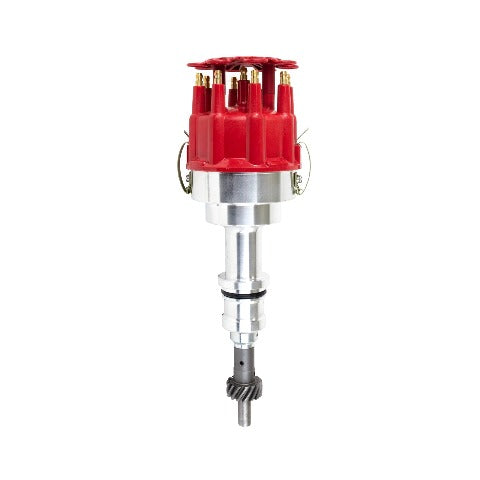 Top Street Performance JM6602R PRO-Billet Distributor Red Cap