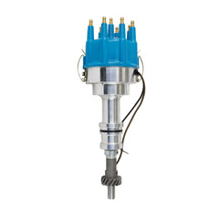 Top Street Performance JM6606BL PRO-Billet Distributor Blue Cap