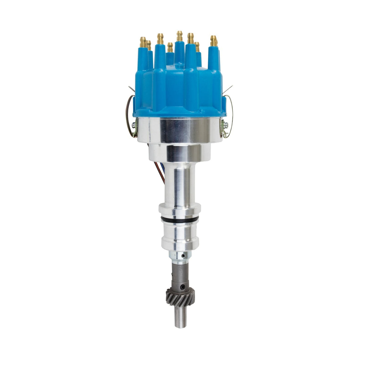 Top Street Performance JM6610BL PRO-Billet Distributor Blue Cap