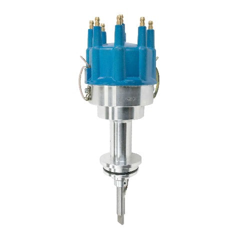 Top Street Performance JM6613BL PRO-Billet Distributor Blue Cap