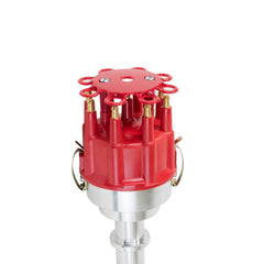 Top Street Performance JM6613R PRO-Billet Distributor Red Cap
