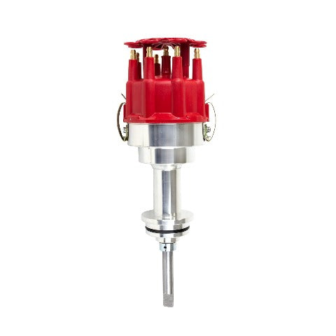 Top Street Performance JM6614R PRO-Billet Distributor Red Cap