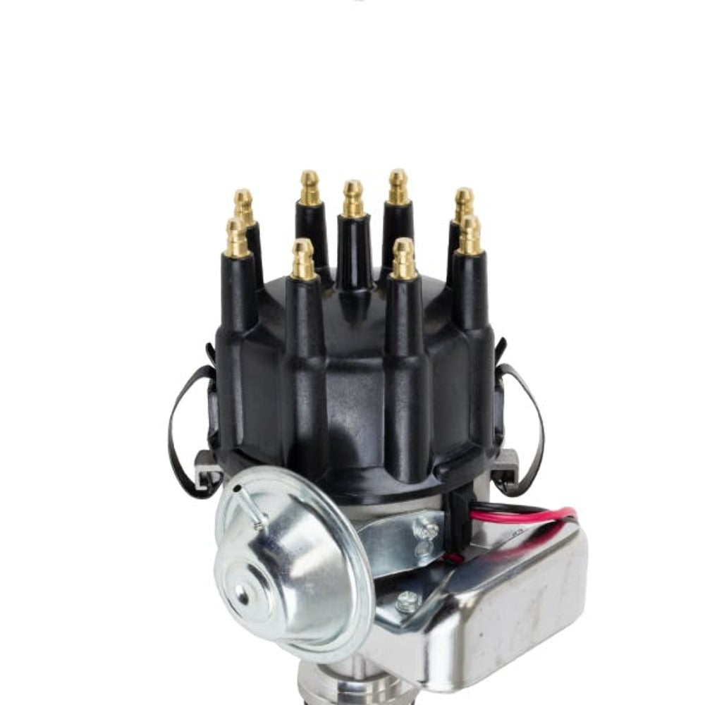 Top Street Performance JM6701BK Ready to Run Distributor Black Cap
