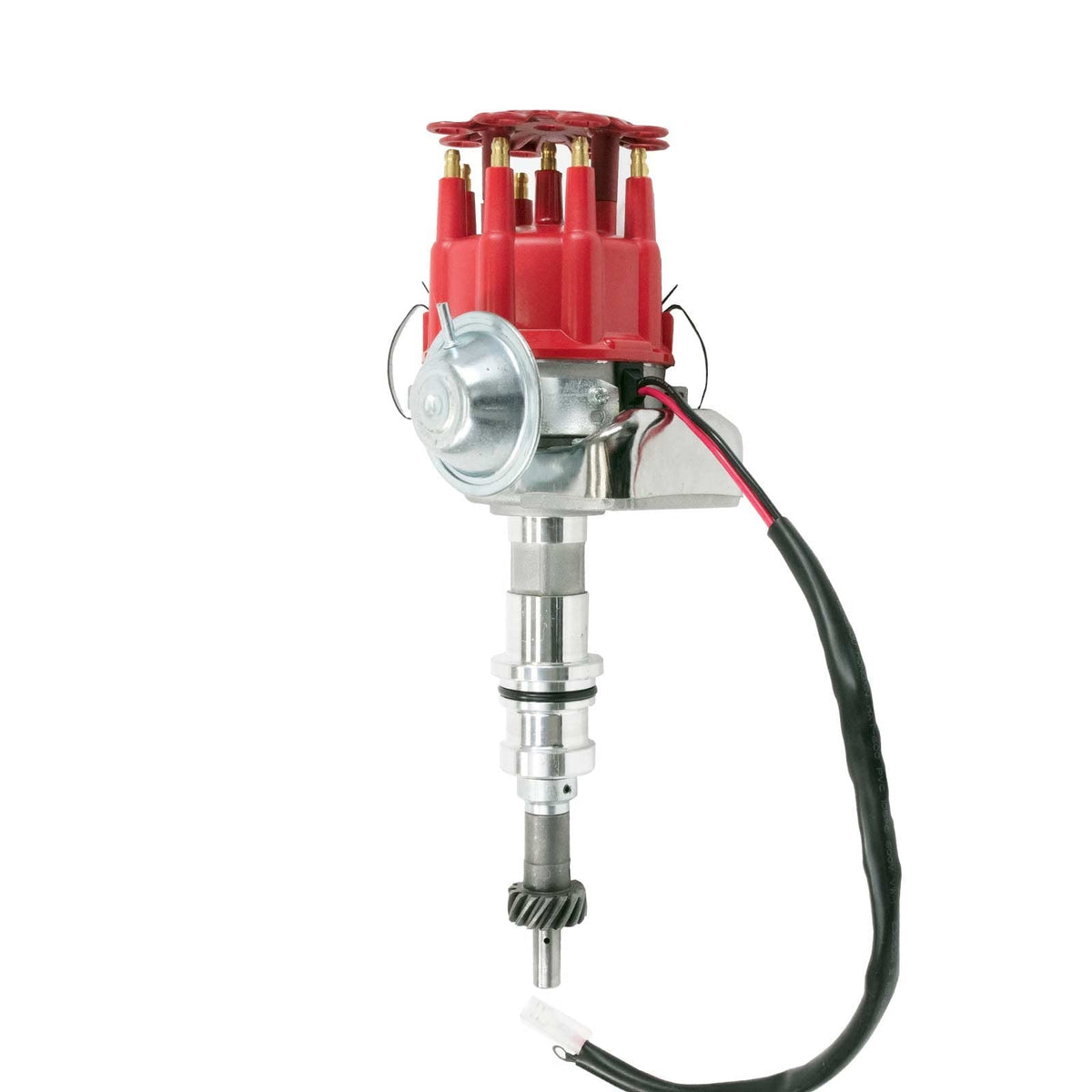 Top Street Performance JM6702R Ready to Run Distributor Red Cap