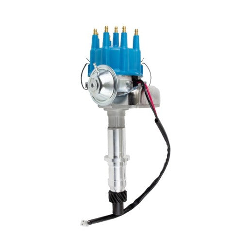 Top Street Performance JM6704BL Ready to Run Distributor Blue Cap