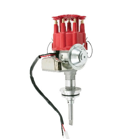 Top Street Performance JM6713R Ready to Run Distributor Red Cap