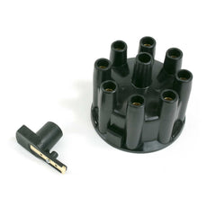 Top Street Performance JM6972BK Pro Billet Ready To Run Distributor Cap and Rotor Kit Black
