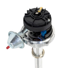 Top Street Performance JM7601-1BK Pro Series Pro-Billet Distributor Red Cap with Vacuum Advance