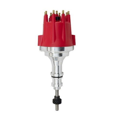 Top Street Performance JM7602R Pro Series Pro-Billet Distributor Red Cap
