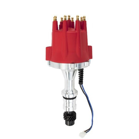Top Street Performance JM7603R Pro Series Pro-Billet Distributor Red Cap