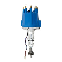 Top Street Performance JM7606BL Pro Series Pro-Billet Distributor Blue Cap