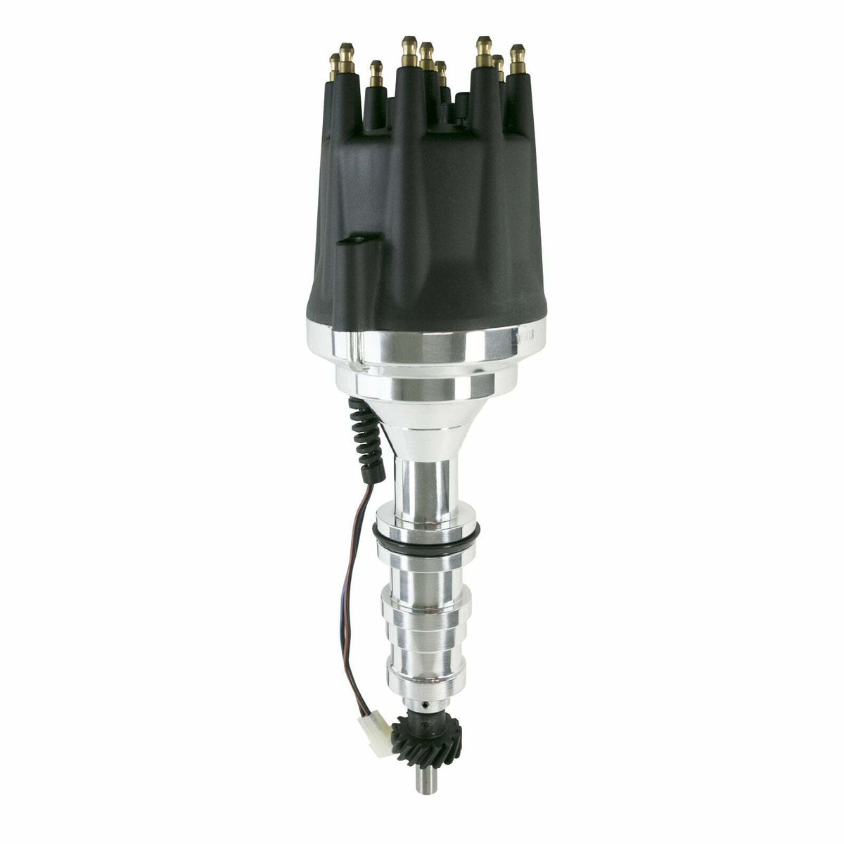 Top Street Performance JM7608BK Pro Series Pro-Billet Distributor, Black Cap