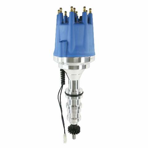 Top Street Performance JM7608BL Pro Series Pro-Billet Distributor, Blue Cap