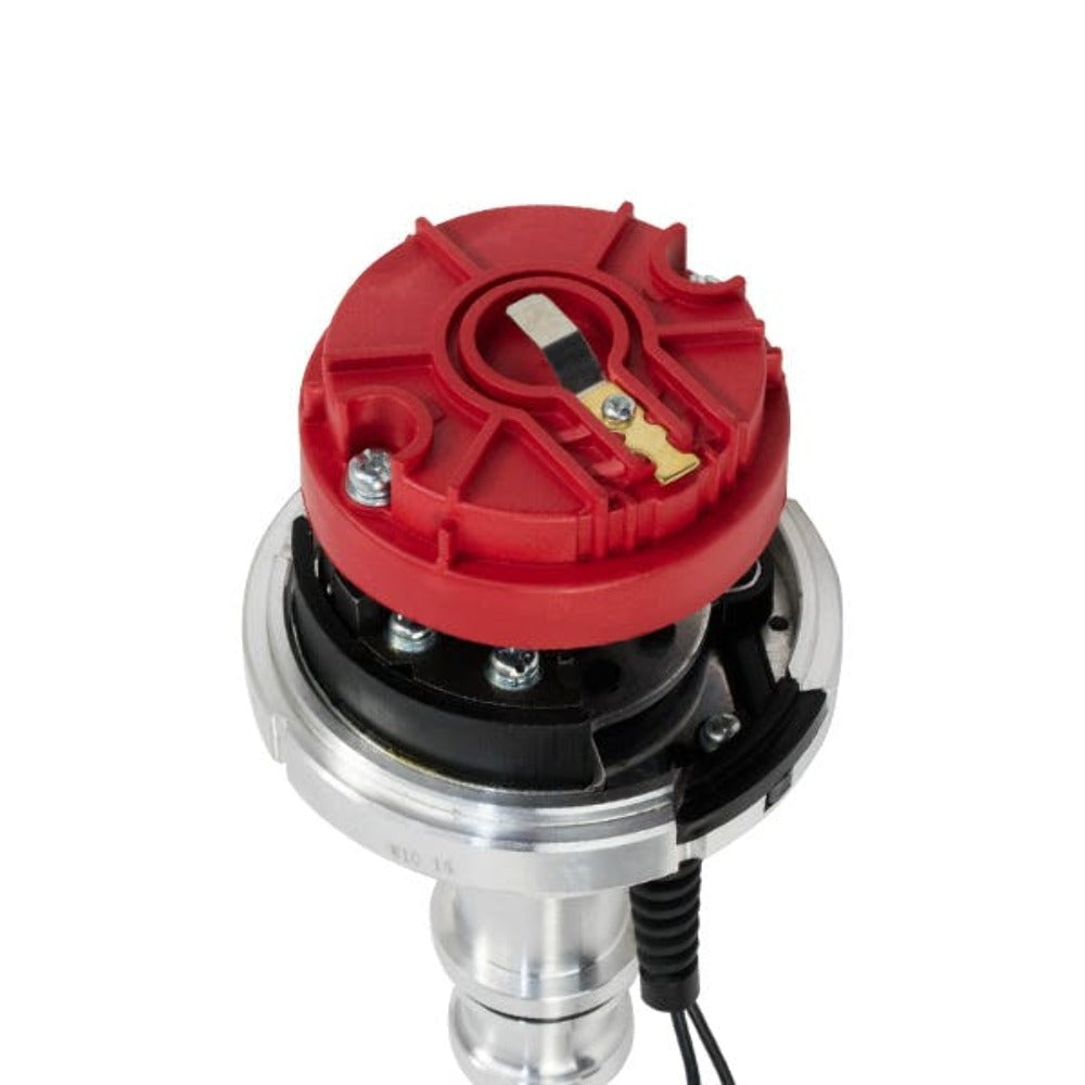 Top Street Performance JM7613R Pro Series Pro-Billet Distributor Red Cap