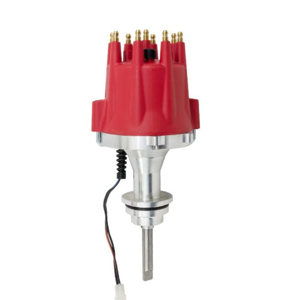 Top Street Performance JM7613R Pro Series Pro-Billet Distributor Red Cap