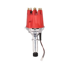 Top Street Performance JM7637R Pro Series Pro Billet Distributor, Red Cap