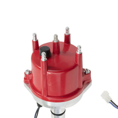 Top Street Performance JM7650R Pro Series Pro-Billet Distributor Red Cap