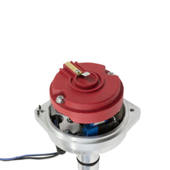Top Street Performance JM7650R Pro Series Pro-Billet Distributor Red Cap