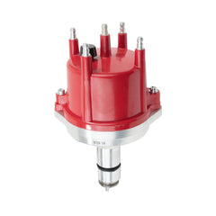Top Street Performance JM7650R Pro Series Pro-Billet Distributor Red Cap