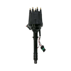 Top Street Performance JM7701-2ABK Pro Series Ready to Run Distributor Black Cap with Fixed Collar, All Black