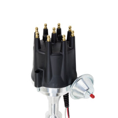 Top Street Performance JM7701-2BK Pro Series Ready to Run Distributor Black Cap with Fixed Collar, Black Cap