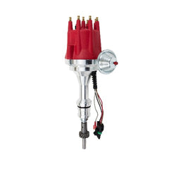 Top Street Performance JM7702-5R Pro Series Ready to Run Distributor, Red Cap