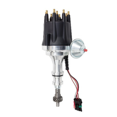 Top Street Performance JM7706BK Pro Series Ready to Run Distributor Black Cap