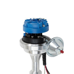 Top Street Performance JM7706BL Pro Series Ready to Run Distributor Blue Cap