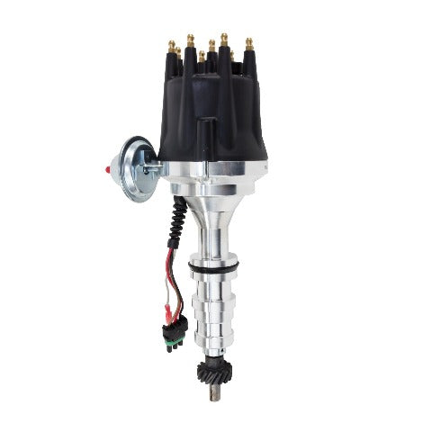 Top Street Performance JM7708BK Pro Series Ready to Run Distributor Black Cap