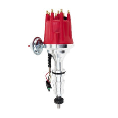 Top Street Performance JM7708R Pro Series Ready to Run Distributor Red Cap