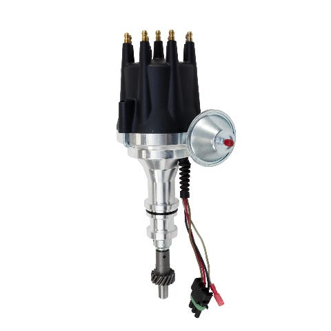 Top Street Performance JM7710BK Pro Series Ready to Run Distributor Black Cap