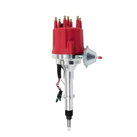 Top Street Performance JM7711R Pro Series Ready to Run Distributor Red Cap