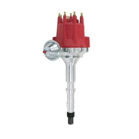 Top Street Performance JM7712R Pro Series Ready to Run Distributor Red Cap
