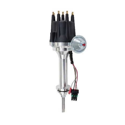 Top Street Performance JM7714BK Pro Series Ready to Run Distributor Black Cap