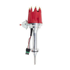 Top Street Performance JM7714R Pro Series Ready to Run Distributor Red Cap