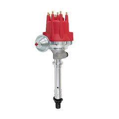 Top Street Performance JM7715R Pro Series Ready to Run Distributor Red Cap