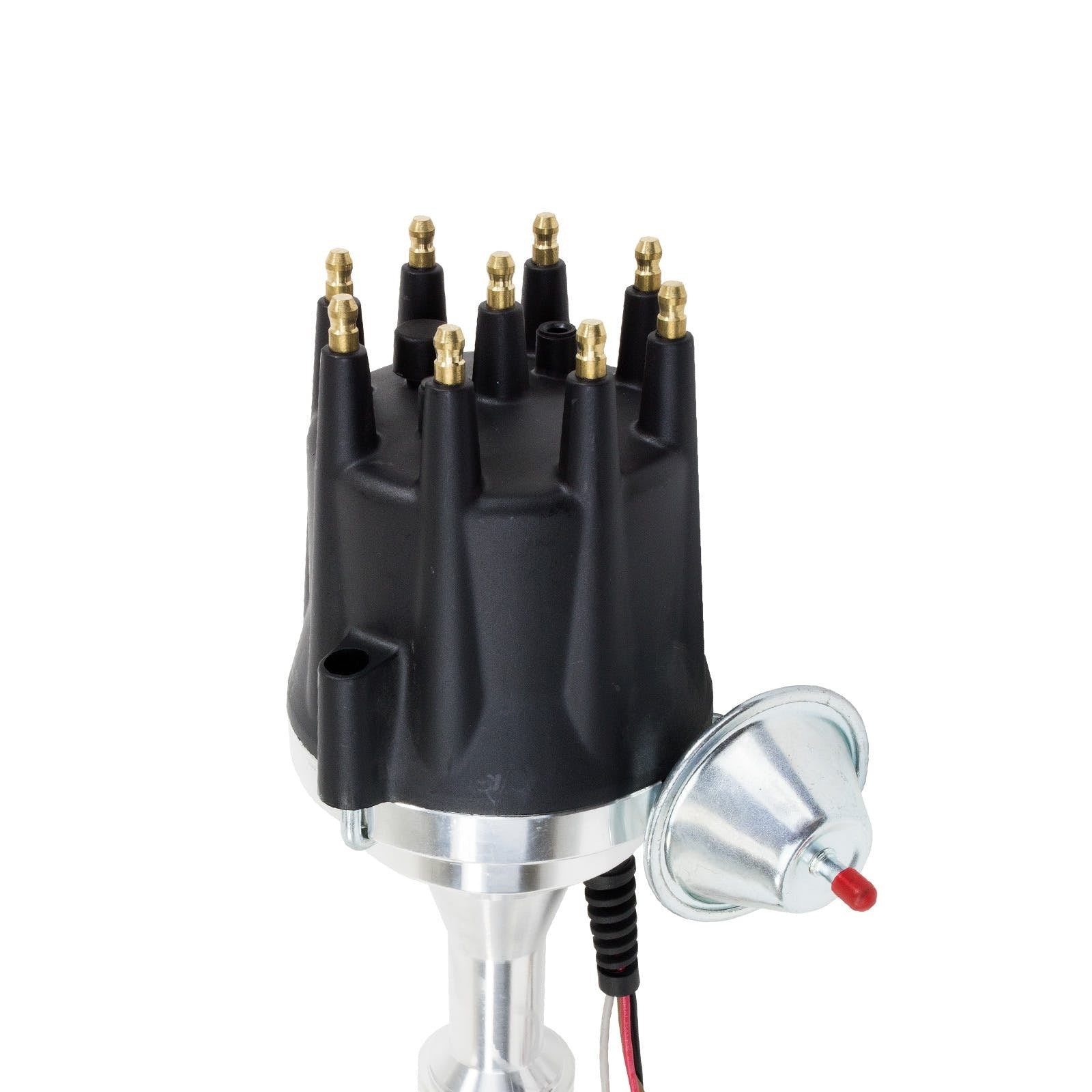 Top Street Performance JM7719BK Pro Series Ready to Run Distributor Black Cap