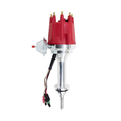 Top Street Performance JM7719R Pro Series Ready to Run Distributor Red Cap