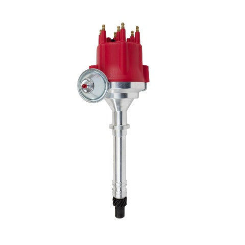 Top Street Performance JM7721R Pro Series Ready to Run Distributor Red Cap