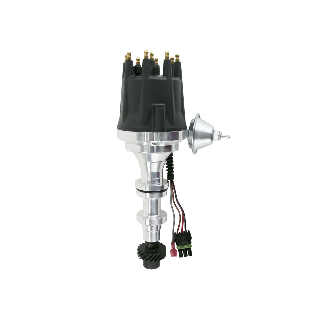 Top Street Performance JM7734BK Pro Series Ready To Run Distributor, Black Cap