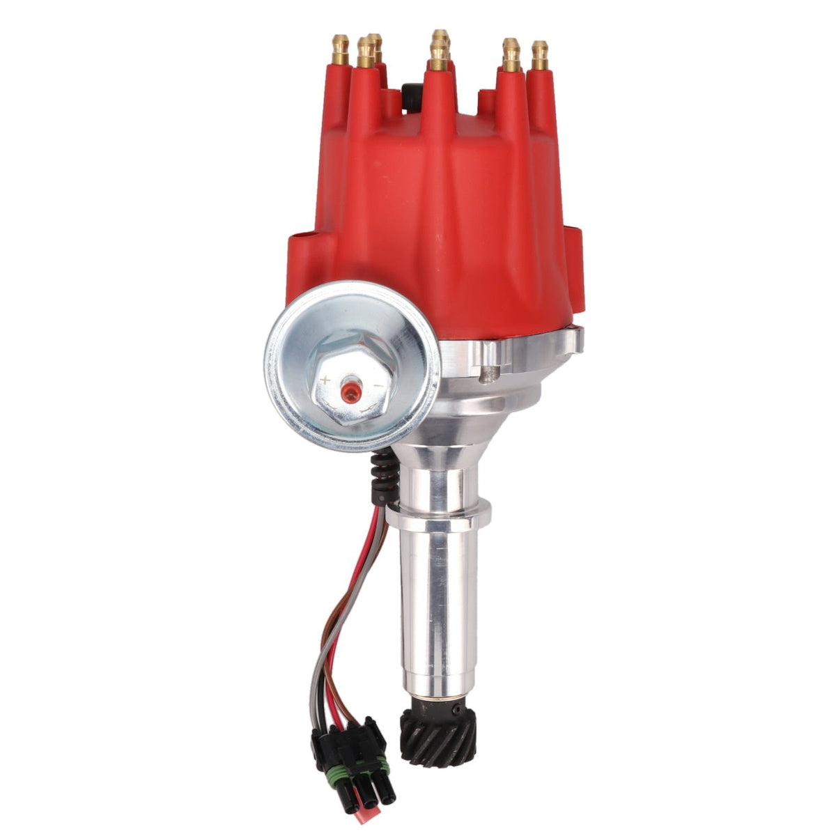 Top Street Performance JM7737R Pro Series Ready To Run Distributor, Red Cap