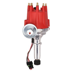 Top Street Performance JM7737R Pro Series Ready To Run Distributor, Red Cap