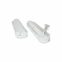 Top Street Performance JM8041-8P Aluminum Tall Fabricated Tapered Valve Cover Short Bolt w/Hole, Polished