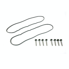 Top Street Performance JM8081-5BK Aluminum Fabricated Valve Cover w/o Coil Mounts, Sandblasted Black