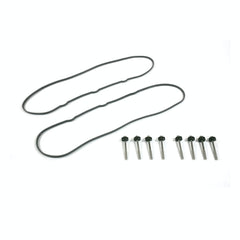 Top Street Performance JM8081-5BK Aluminum Fabricated Valve Cover w/o Coil Mounts, Sandblasted Black